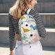 thumbnail image 5 of Disketp Cute Dinosaurs Mochila de Lona Estampada, Mochila Escolar de Viaje Ligera para Estudiantes y Portátil-Medium, 5 of 5