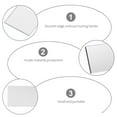 thumbnail image 4 of LEEYNEER10pcs Rectangular Acrylic Glass Mirror Arts Crafts Supplies for DIY, 4 of 6