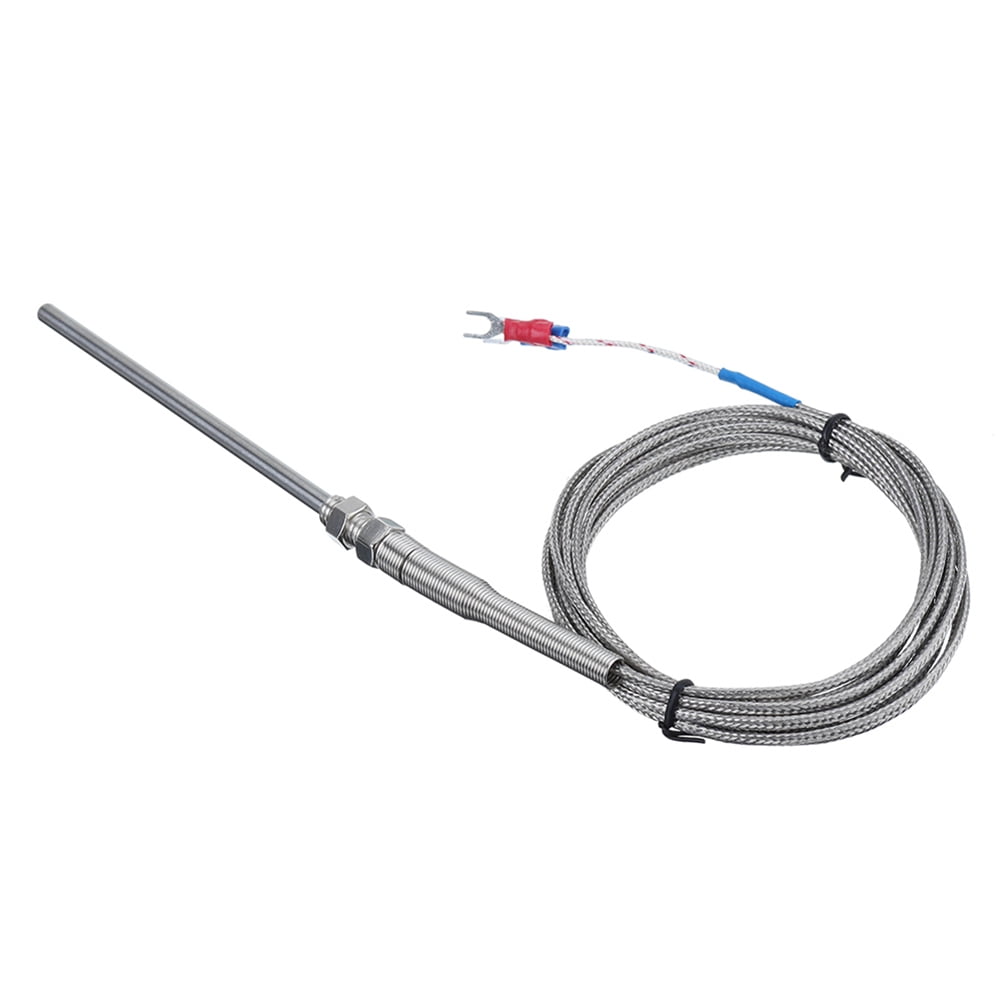 1m Stainless Steel Probe K type Sensors High Temperature Thermocouple durable