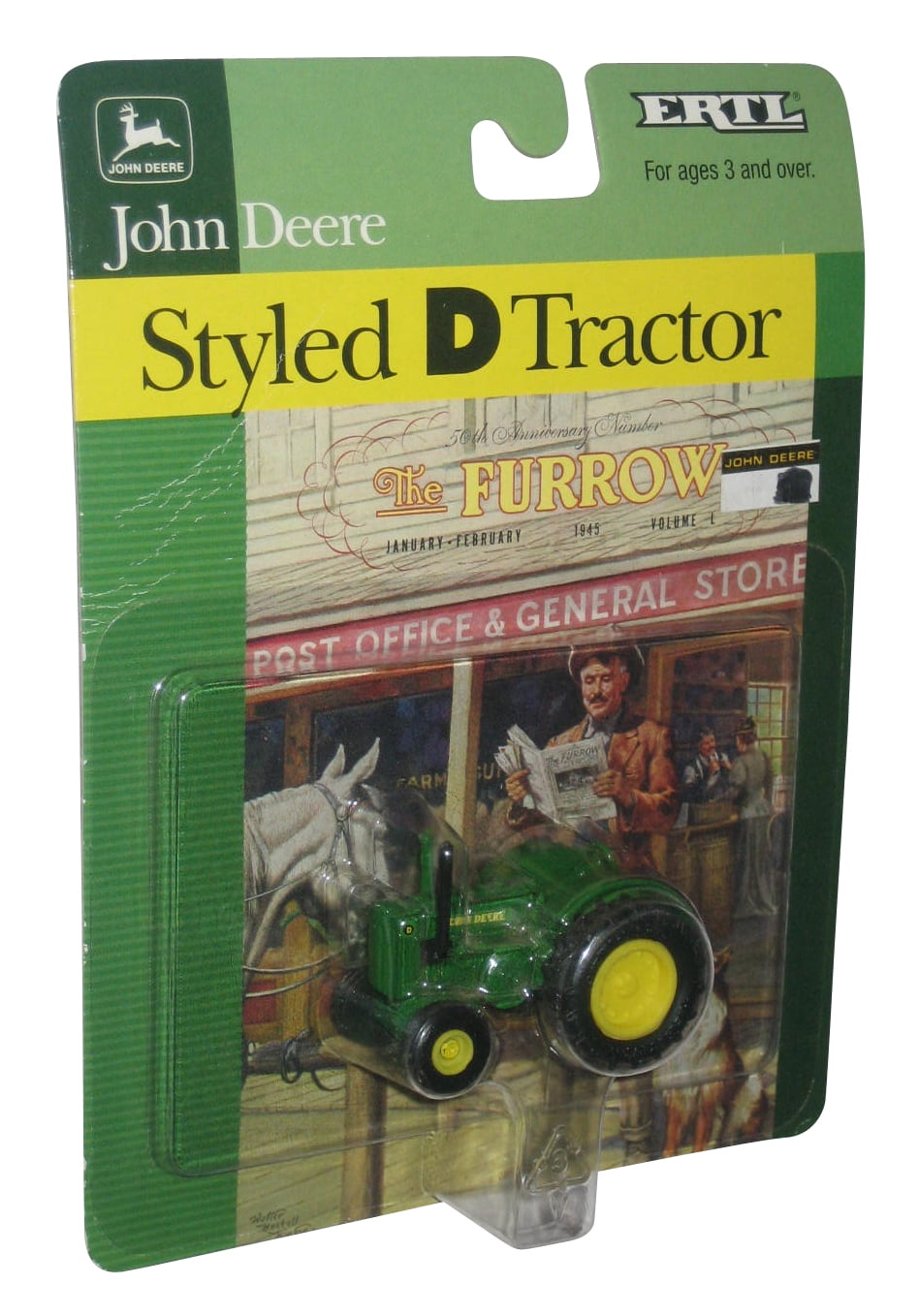 ERTL John Deere 720 Narrow Front Tractor with Barge Wagon Set New 1/64 Scale 