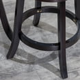 thumbnail image 5 of 4-Slat Back Design, Padded Bonded Leather Seat, Flared Legs - Enhance Dining Space Decor, 5 of 6