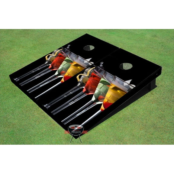 Martini Time Theme Cornhole Boards