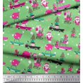 thumbnail image 3 of Soimoi Velvet Fabric Gift Box,Car & Santa Christmas Decor Fabric Printed Yard 58 Inch Wide, 3 of 3
