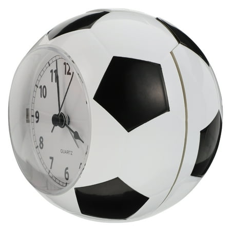 ifundom Mute Plastic Table Clock with Night Light, Quiet Desk Clock for Home and Office, Fan Gear Design, 1 Piece