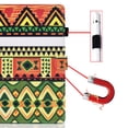 thumbnail image 5 of SaniMore Case for Lenovo Tab M10 10.1 inch 3rd Generation TB-328F, Auto Wake/Sleep Pen/Card Holder Stand Dual Angle PU Leather Soft TPU Back Color Painting Magnetic Protective Shell, Ethnic Style, 5 of 13