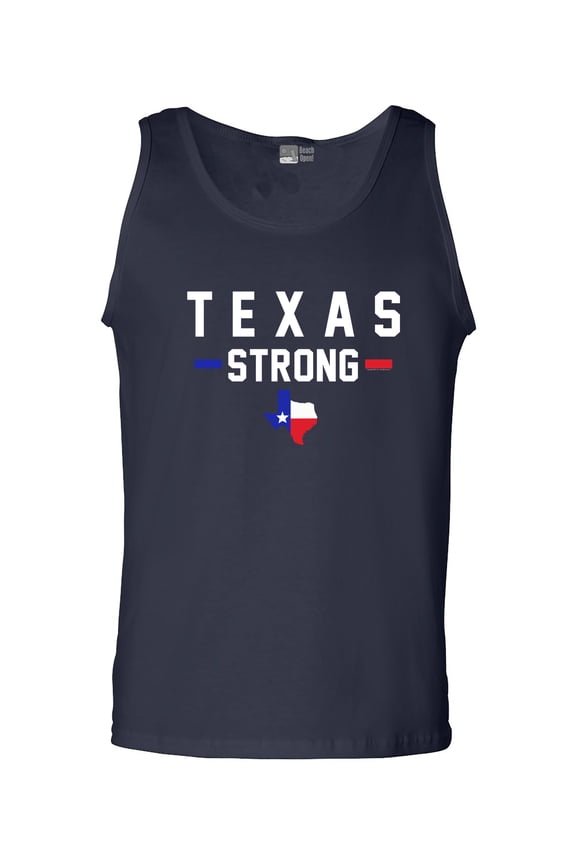 Texas Strong Map USA Survivor 2017 DT Adult Tank Top