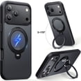 thumbnail image 2 of DOMAVER pour iPhone 17 Pro Max, Étui avec Support Magnétique 360, [Compatible MagSafe] [Protection 4X de Qualité Militaire] Étui Mince pour iPhone 17 Pro Max, 6,10 Pouces, Noir, 2 of 7