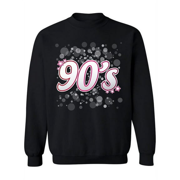 90s Bubbles Sweatshirt Women -Image by Shutterstock, Female 4X-Large