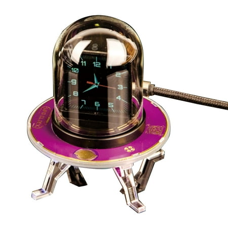 Retro Styles Alarm Clock With Live Stock Market Data Weather Stations Function Photo Frame And USB Type C Charging