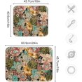 thumbnail image 3 of FREEAMG Absorbent Dishes Drainer/Rack Mat for Countertop Small Size 16 x 18 inch, Microfiber Dish Drying Pads Kitchen Counter Draining Pad Watercolor Flower and Texture Pattern, 3 of 7