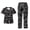 Black Cat, variant on Yspwyqan Dachshund Dog Scrub Uniforms for Women Set, 2 Piece V-Neck Short Sleeve Scrubs with 6 Pockets, Breathable Lightweight Quick Dry Uniform for Nurse Vet Work, Size XL