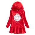 thumbnail image 3 of Vestido estampado de dibujos animados de Hello Kitty para niños, sudadera con capucha sencilla a la moda, vestido, ropa para niños, falda de princesa de algodón para bebés, 3 of 5