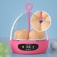 thumbnail image 1 of de huevos transparentes USB Hatcher Machine Light 6 huevos Egg Turner Tray Hatching Turner Tray para Duck Goose Chicken Family Use Home USB Automático Rosa Fernando Incubadora automática de huevos, 1 of 8
