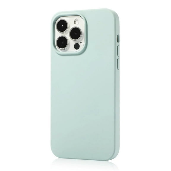 CASELIX iPhone 14 Pro Max Case, Liquid Silicone Case for iPhone 14 Pro Max Cover, Shockproof, Slim Phone Case, Anti-Scratch Soft Microfiber Lining (Mint Green)
