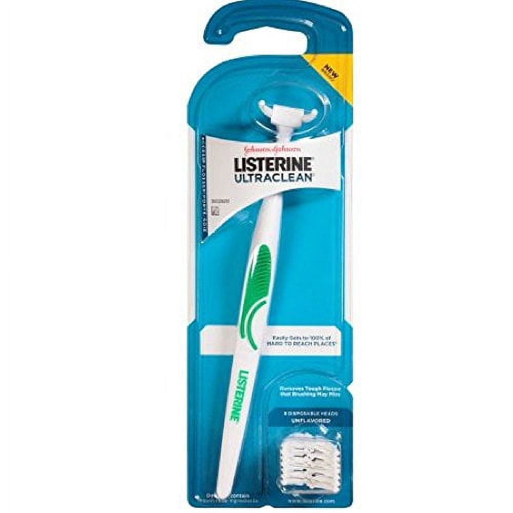 5 Pack - Reach Ultraclean Access Flosser with 8 Unflavored Dental Flosser Heads