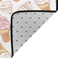 thumbnail image 4 of Area Rugs For Living Room Decor - Pink White Ice Cream Print Soft Anti Slip Throw Washable Rugs 5x7 For Bedroom, Indoor Carpet For Bedroom Living Room 80x58In, 4 of 7