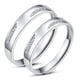thumbnail image 1 of RV Anillo de pareja de plata 925, anillo para hombre y mujer, con incrustaciones de Sailing Electrónica, 1 of 4