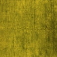 thumbnail image 1 of Ahgly Company Machine Washable Indoor Square Oriental Yellow Industrial Area Rugs, 8' Square, 1 of 4