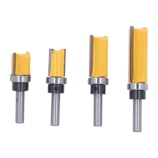 brocas de fresado de corte al ras de 8 mm, herramienta de corte de vástago redondo para carpintería de bricolaje.