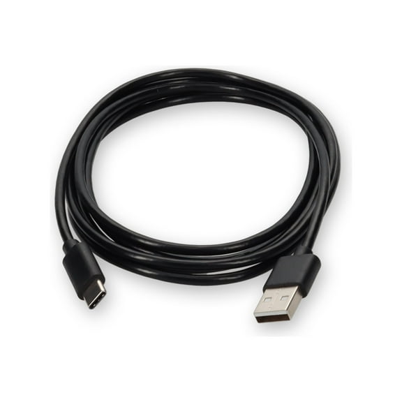 AddOn 50cm USB A 2.0 Male to USB C 2.0 Male Black Cable