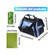 thumbnail image 3 of Transportadora Para Mascota Plegable Belug Negro Morado, 3 of 5