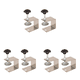 thumbnail image 1 of Fijador Frontal Cajón Clips en Forma G 64 Mm/54 Mm/73 Mm para Carpintería (6 Piezas Mm), 1 of 6