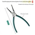thumbnail image 5 of 2Pcs Filter Caliper/ Line Petrol Clip Pipe Pliers,Electrical Disconnect Pliers,Automotive Hose Disconnect Tools,1 x Large opening tubing pliers 1 x small opening tubing pliers 9 inches,Green, 5 of 7