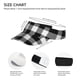 thumbnail image 3 of Balery White And Black Plaid Gorra deportiva con visera ajustable para mujer y hombre (talla única), 3 of 7