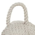 thumbnail image 5 of Creative Co-Op Nautical Rope Knot Decorative Cotton Door Stop, Ivory, 5 of 8