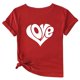 thumbnail image 1 of Camisetas de Manga Corta para Mujeres, Camiseta de Cuello Redondo Impresa de Moda, Primavera Y Verano Casual, 1 of 1