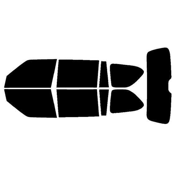 Haiy Co - PreCut 2Ply 05% Window Tint Film Kit For 2017-2024 Nissan Armada -Side+Rear Window