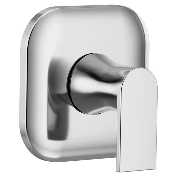Open Box MOEN UT2401 Genta LX 1-Handle M-CORE Transfer Valve Trim Kit in Chrome (Valve Not Included)