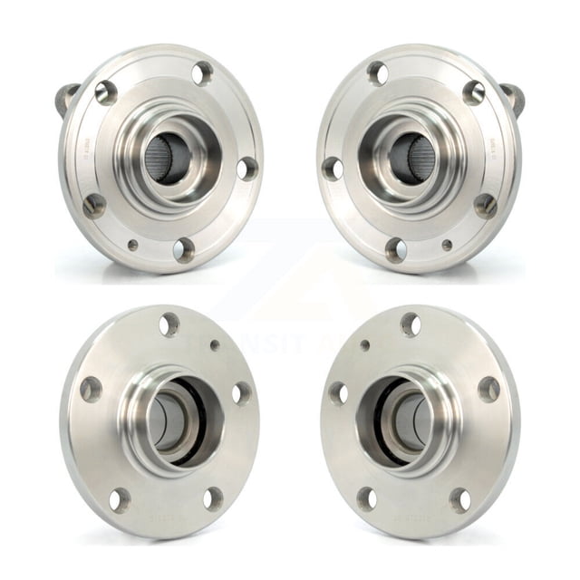 Kugel Front Rear Wheel Bearing & Hub Assembly Kit for Car Volkswagen Jetta Tiguan Passat Beetle Audi Q3 Eos GTI CC TT Limited - Left Right Side (Driver Passenger) K70-101237