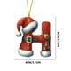 thumbnail image 3 of Adorno Navideño con 26 Letras para Árbol de Navidad, Colgante, Adorno Navideño, Decoración Navideña, Colgante para Árbol de Navidad., 3 of 7
