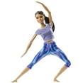 Barbie Made to Move Doll with 22 Flexible Joints & Curly Ponytail Wearing Athleisure