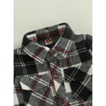 thumbnail image 4 of Toddler Baby Boy Girl Flannel Plaid Shirt Jacket Button Down Shacket Infant Kid Long Sleeve Coat Top Fall Clothes, 4 of 8