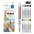 thumbnail image 1 of Pentel XPH804ST Art Multi 8, 8 Color Leads, Includes Refill Set, 1 of 6