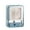 Blue, variant on Portable Misting Fan Handheld Personal Mist Fan, Battery Operated Rechargeable Mini Fan with Water Spray