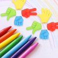 thumbnail image 4 of FRCOLOR pencil eraser Fun Pencil Topper Erasers for Students Bulk Assorted Color Rubber Safe for School Use,1.5"X0.98"X0.79", 4 of 5