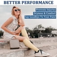 thumbnail image 3 of 3 Pairs Copper Compression Socks for Women & Men Circulation 15-20 mmhg - Better Blood Flow, Swelling, Best Support for Medical, Running, Nursing, 3 of 6