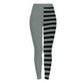 thumbnail image 6 of Sweat Pants for Womens New Women's Halloween Striped Leggings Sports Fitness Stretch Pants Casual Tights Cute Graphic Yoga Trousers Gray 3XL, 6 of 8