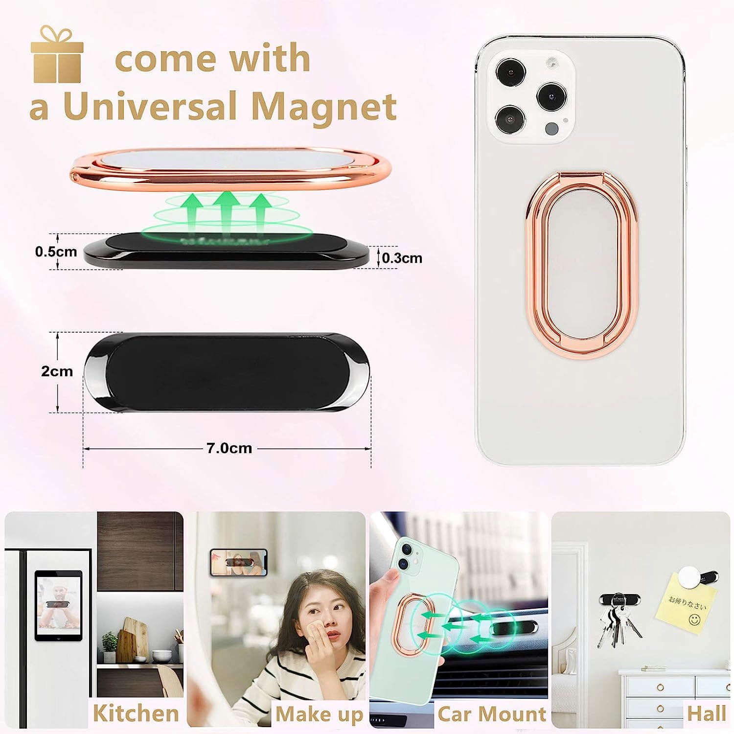Phone Finger Strap With Built-in Magnet and Stand — GHOSTEK
