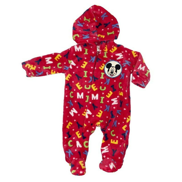 Mameluco con Gorro Disney Mickey Letras Talla 3 meses Disney Disney Pijamas para Niños
