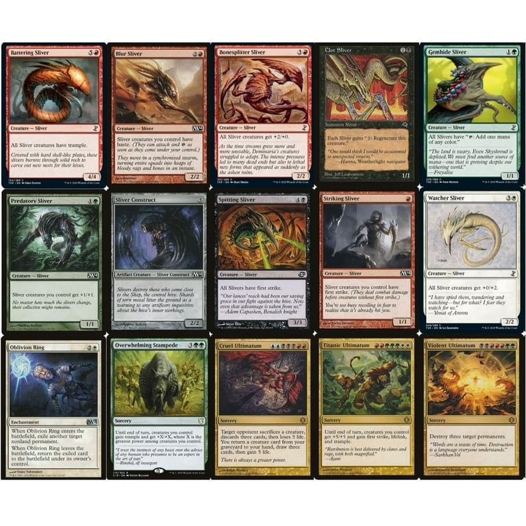 マジック：ザ・ギャザリング MTG commander Slivers deck (100 cards) Commander-sliver Deck -the First Sliver -EDH-100 Card MTG