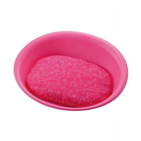 Oval Pet Bed Medium - Pink