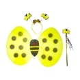 thumbnail image 3 of Conjunto de disfraz de abeja para niños, accesorios de disfraz para juegos de rol, cumpleaños, cosplay, niños Estilo A, 3 of 7