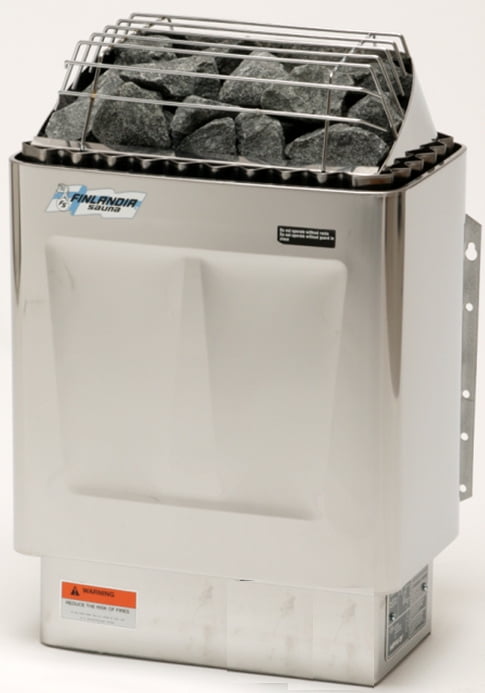 Finlandia FIN-45-S Sauna Heater with F-1T Control, 4.5kw 240v 1ph, Maximum 210 cubic feet by