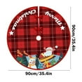 thumbnail image 3 of New Christmas Tree Skirt Crafts Apron Base Set Christmas Supplies Ornaments Decorations, 3 of 6