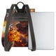 thumbnail image 3 of Disketp Western Fire Cowboy Mochila de Cuero para Mujer, Bolso de Espalda Antirrobo con Estilo para Viaje, Trabajo y Uso Diario, 3 of 4