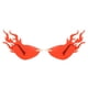 thumbnail image 4 of Gafas de sol sin marco Yuyangstore Gafas de terre con lente de llama de fuego Rosa Rojo, 4 of 8